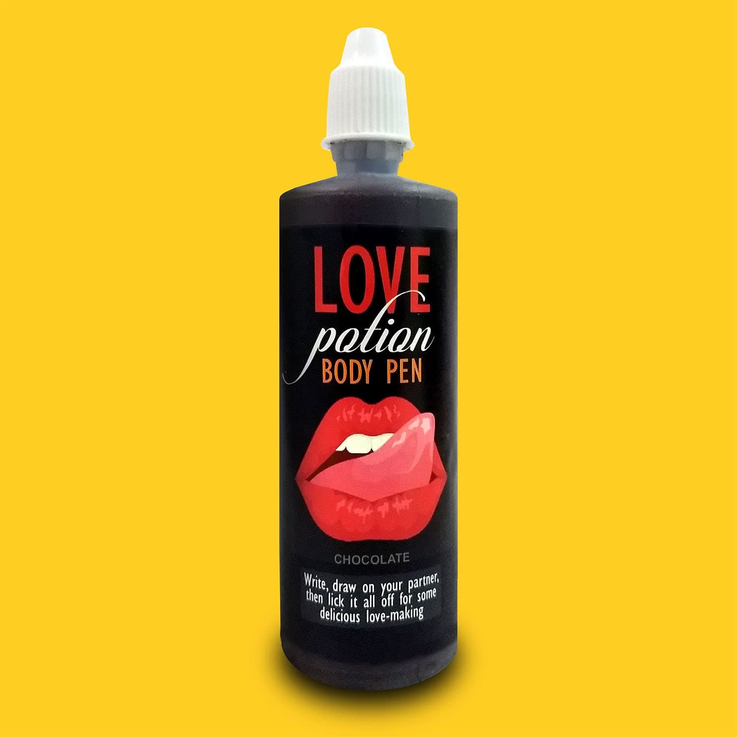 exciting Lives - Love Potion Body Pen - Chocolate Ink to write on Skin - Gift for Valentines, Valentine's Day, Love Gift for Valentines, For Girlfriend, Wife, Husband, Boyfriend, Lovers, Couples - Anniversary, Birthday - 80gms