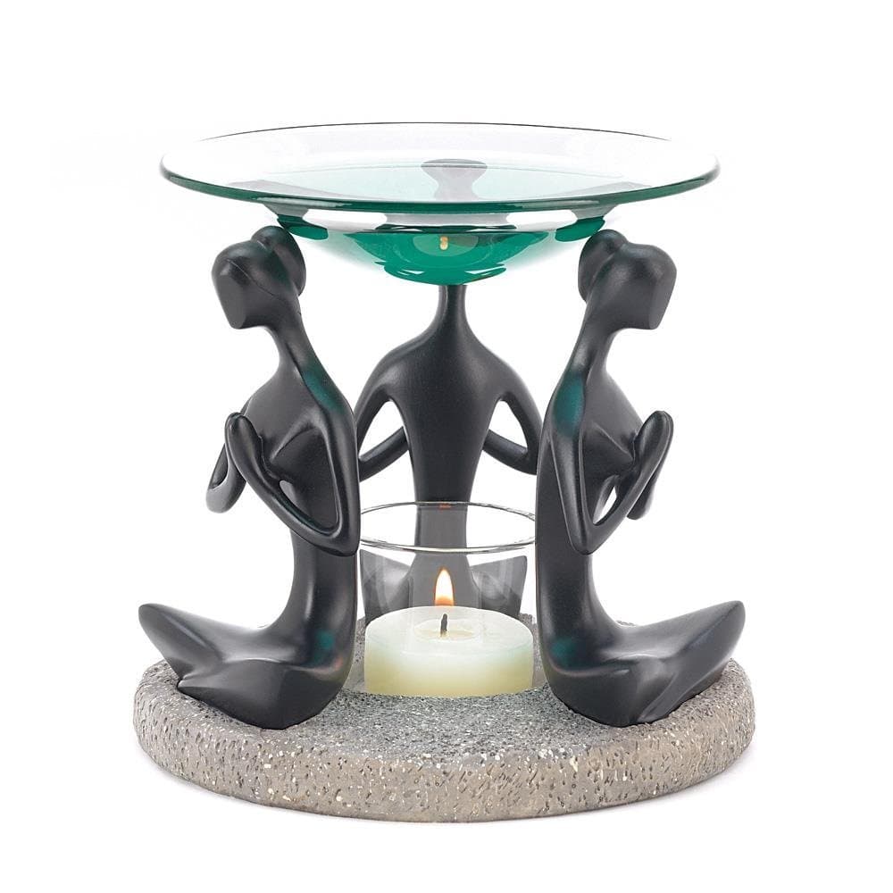 Gifts & Decor Zingz & Thingz Zen Collection Female Figurine Oil Warmer, Women's Prayer, 5.25x5.25x4.75
