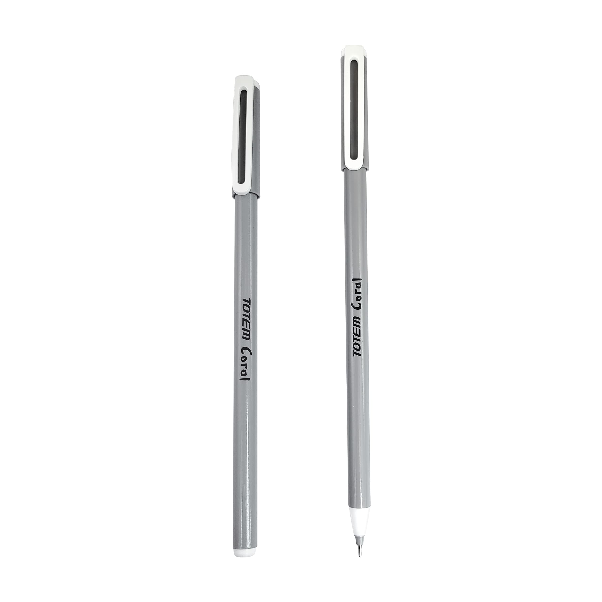 TOTEM Coral Ball Pen | 60 Black Ink Pen | Assorted Body Colors | 0.7 mm Tip | Pen for Writing | Scented Ink | Ideal for Students and Professionals