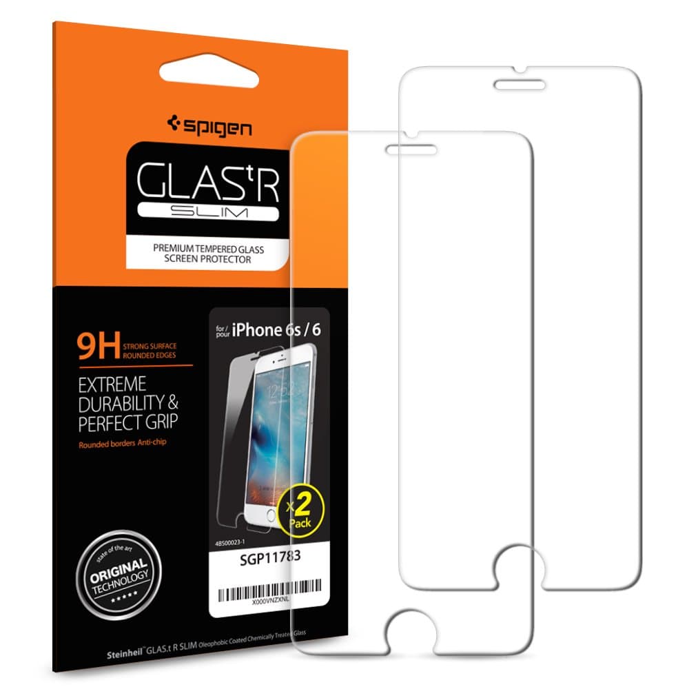Spigen Tempered Glass iPhone 6s Screen Protector [ Case Firendly ] for Apple iPhone 6s/ iPhone 6