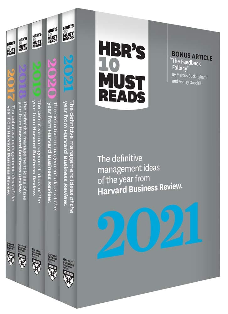 5 Years of Must Reads from HBR: 2021 Edition (5 Books): (5 Books)