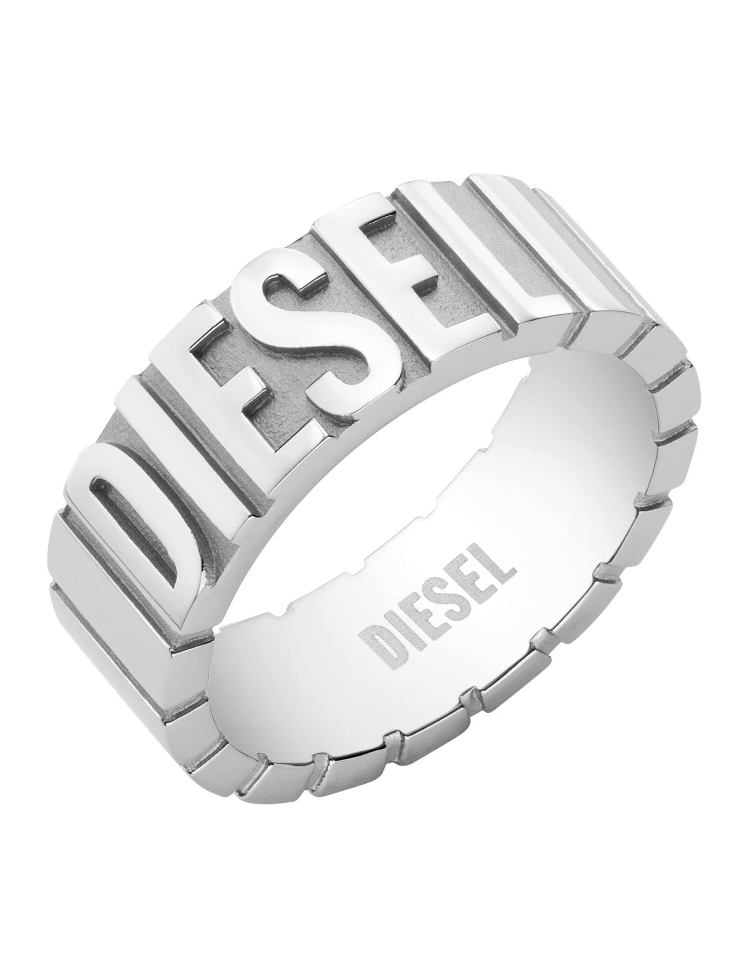 Diesel DX1390040 Stainless Steel Band Ring, Stainless steel, No gemstone, Stainless Steel, No Gemstone