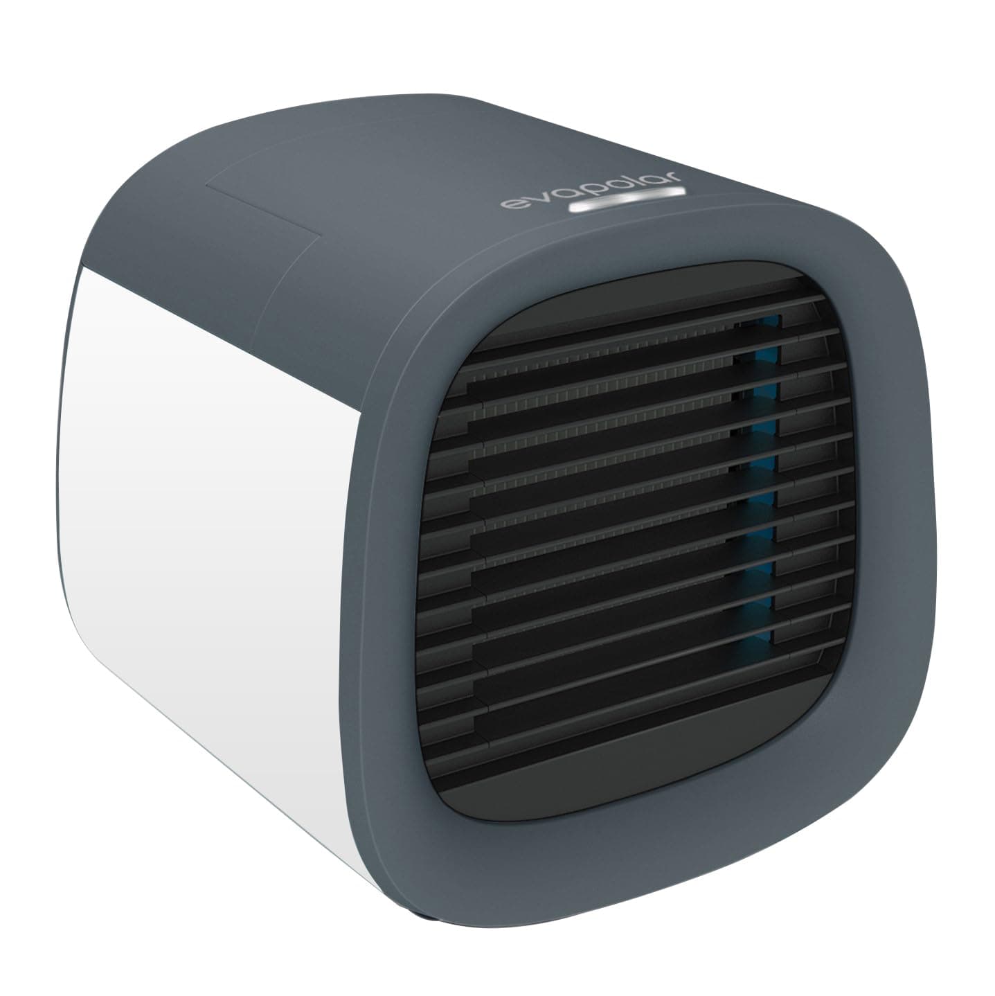 evaCHILL Personal Portable Air Cooler and Humidifier, Desktop Cooling Fan, for Home and Office, with USB Connectivity and Built-in LED Light, Urban Grey, small