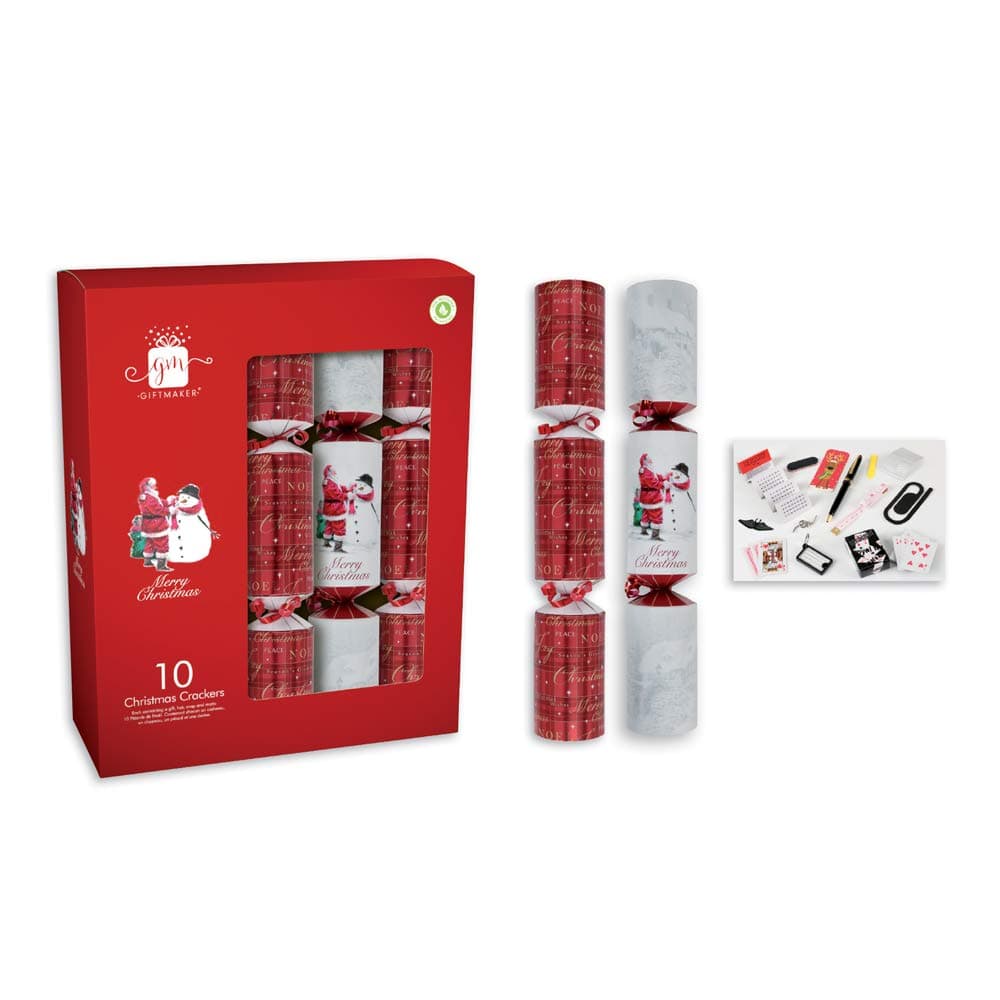 DesignGroup Christmas Crackers, Multi, 10x14 Inch