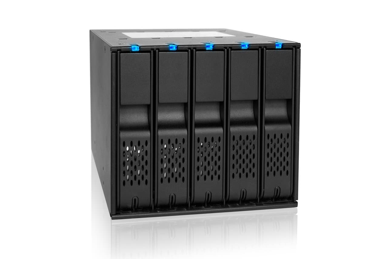 ICY DOCK FlexCage MB975SP-B Tray-less 5x3.5" HDD in 3x5.25" Bay SATA Hot Swap Rack / Cage / Module