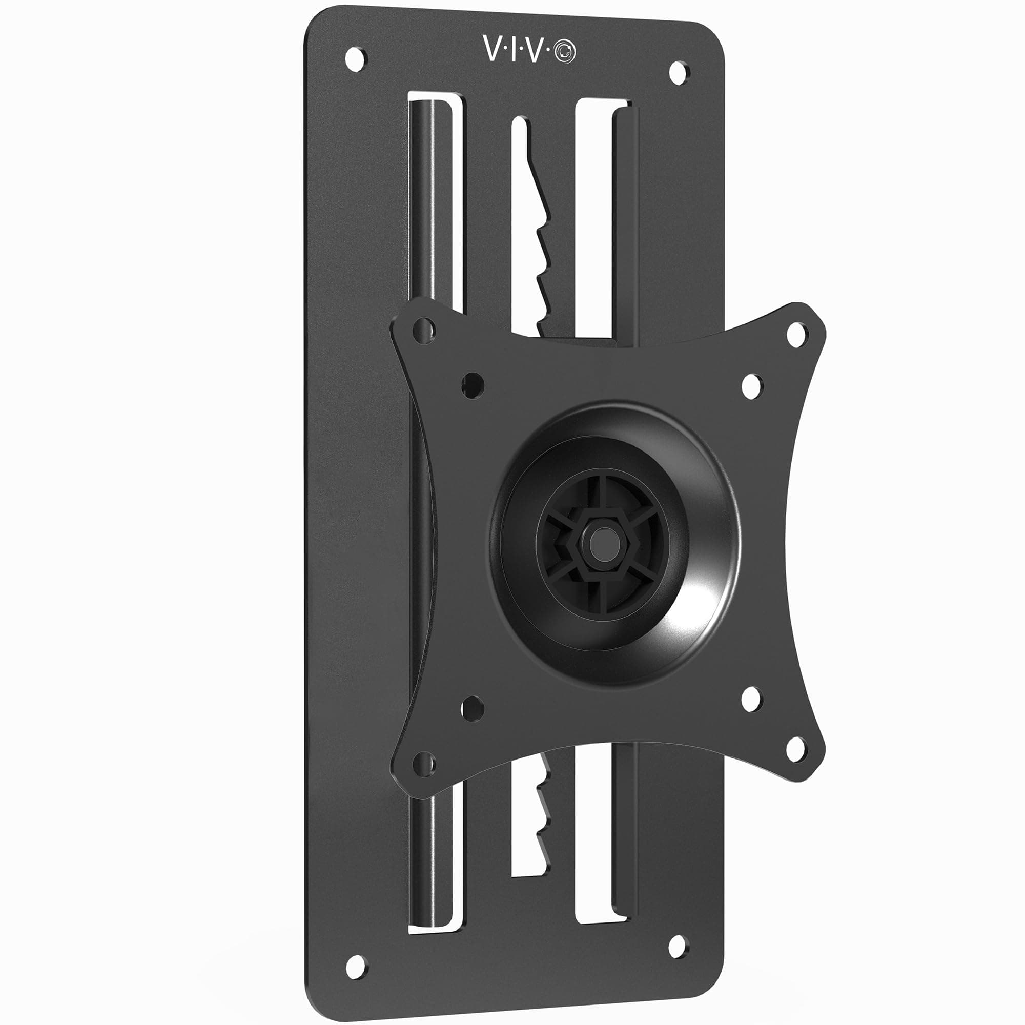 Height Adjustable 17 to 32 inch Single Monitor Articulating Wall Mount for Standing Workstations, Fits 1 Screen with Max VESA 100x100mm, Black, MOUNT-VW01A