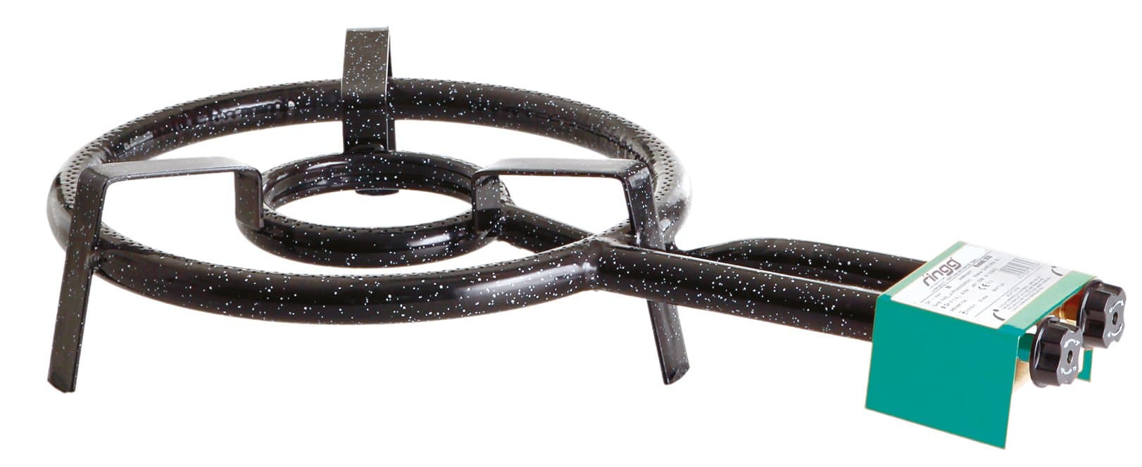 Gas Camping Stove with 2 Rings Diameter 35 cm Output 9.0 kW at 30 mbar