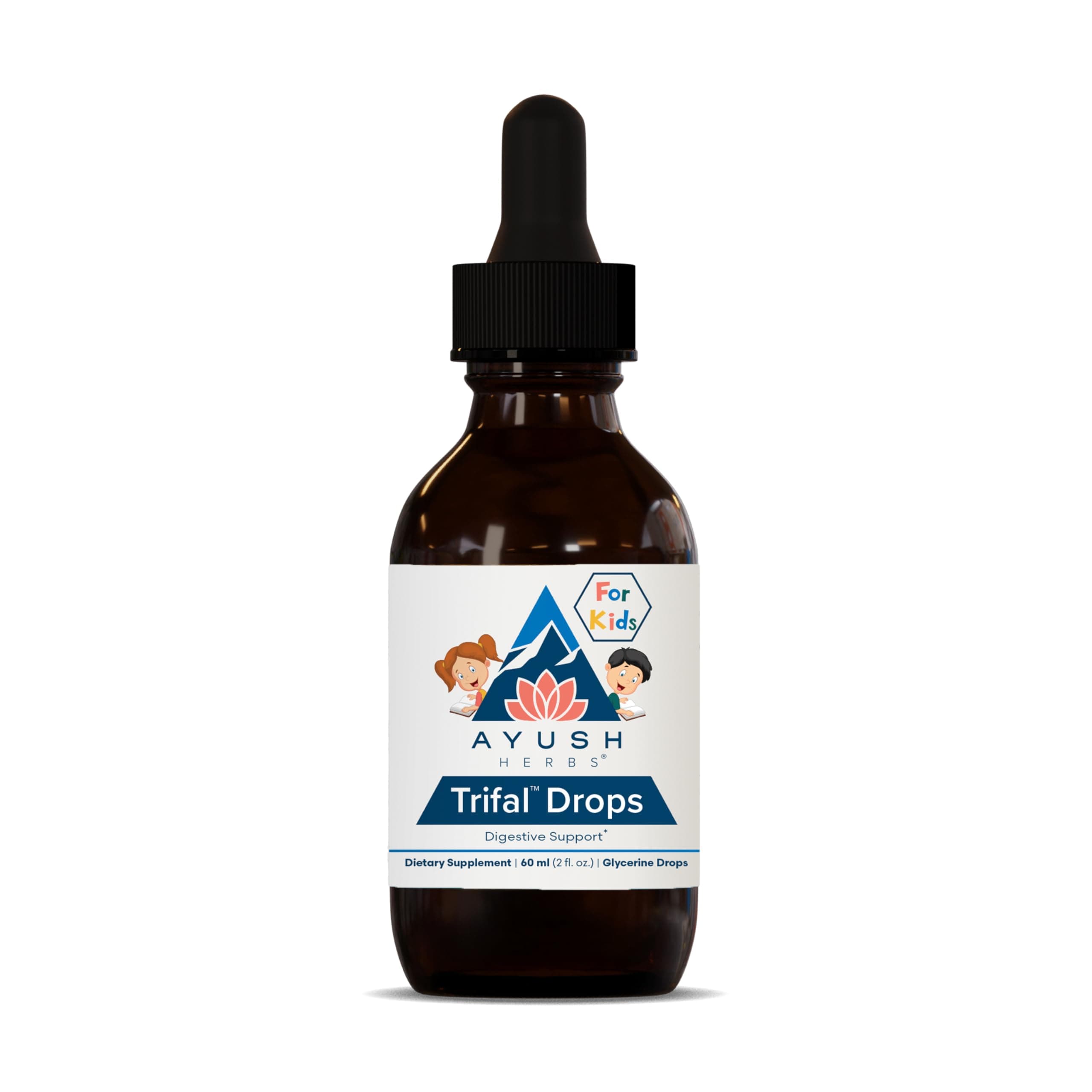 Ayush Herbs Trifal Drops for Kids, Digestive Support Supplement for Children, Drops for Digestion, Intestinal Health, and Antioxidant Boost