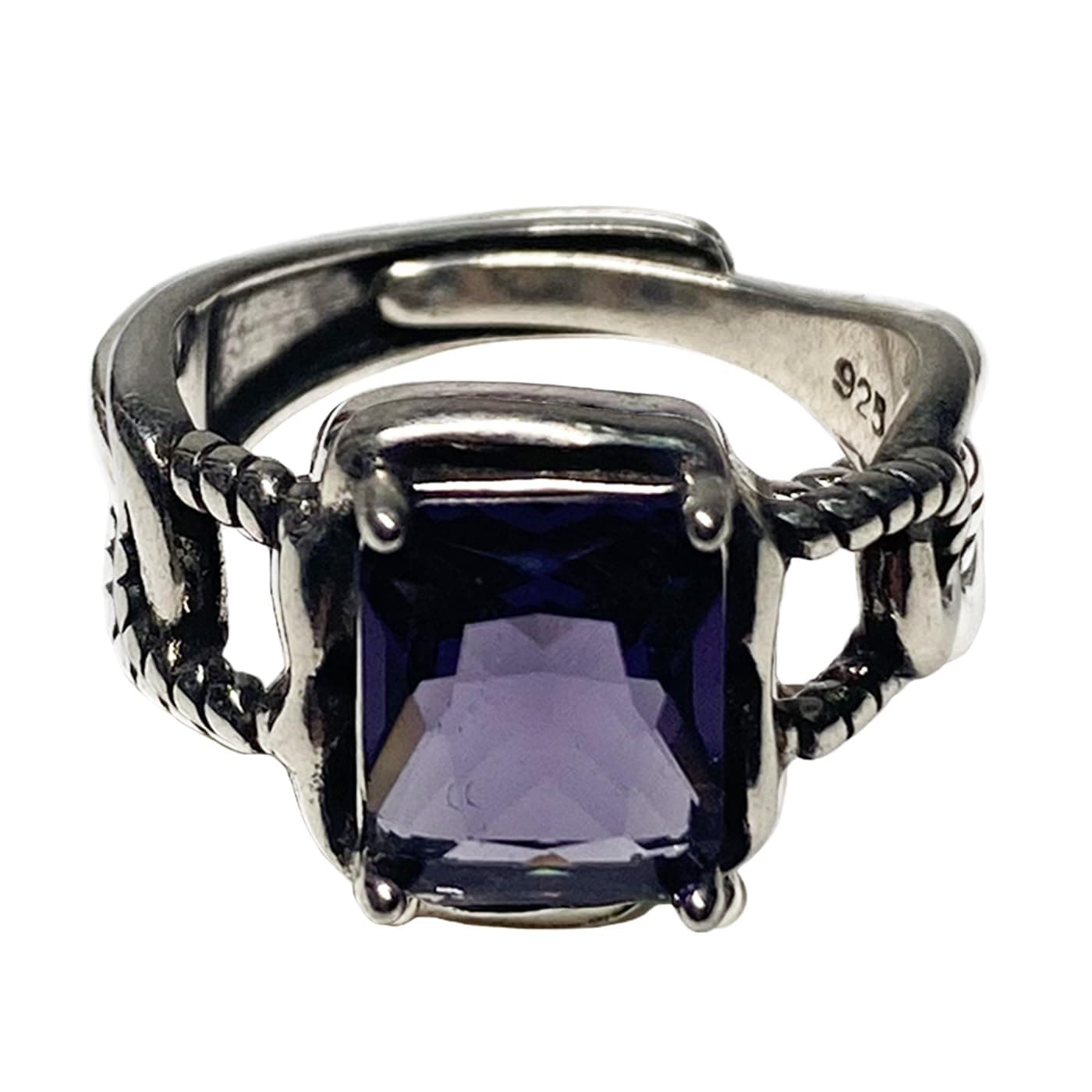 Handmade 925 Sterling Silver Ring Adjustable Stacking Ring Vintage Statement Ring Personalized Jewelry for Women & Men