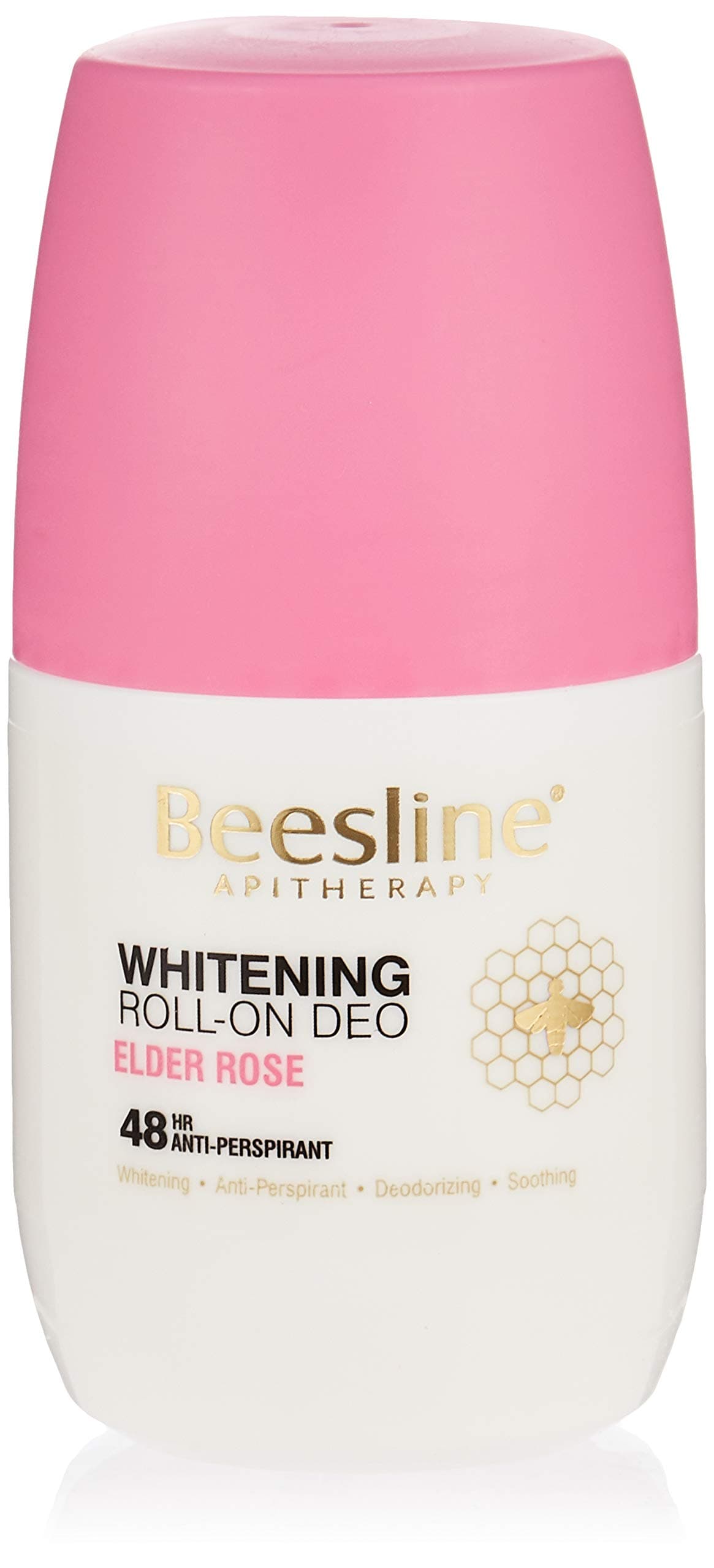 Whitening Roll-On Fragrances Deo Elder Rose Deodorant, 48 Hours Anti-Perspirant, Deodorizing, Soothing, Alum Rock, Bee Propolis Teflose for Skin Ecology, 50ml
