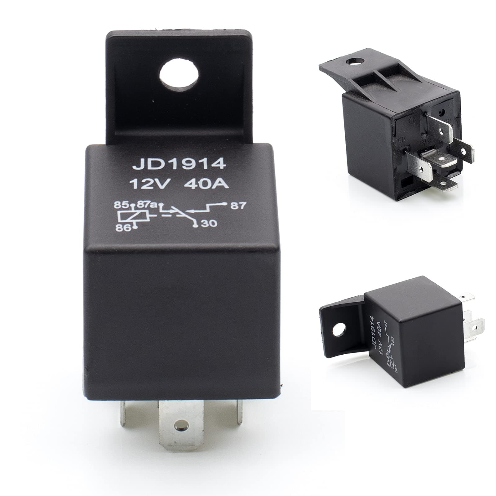 RY116 Relay, 15-50961 FOAB-14B192-AA Relay for Professional Fuel Pump Relay Blower Motor Relay A/C High Load Engine Cut Off Relay Onboard Computer Relay Use, 1 Pack