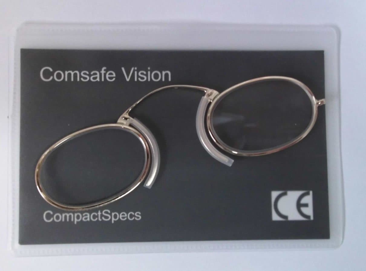Metal Frame Compact Specs Advanced Reading Glasses Pince Nez Type for Any Emergency +3.00