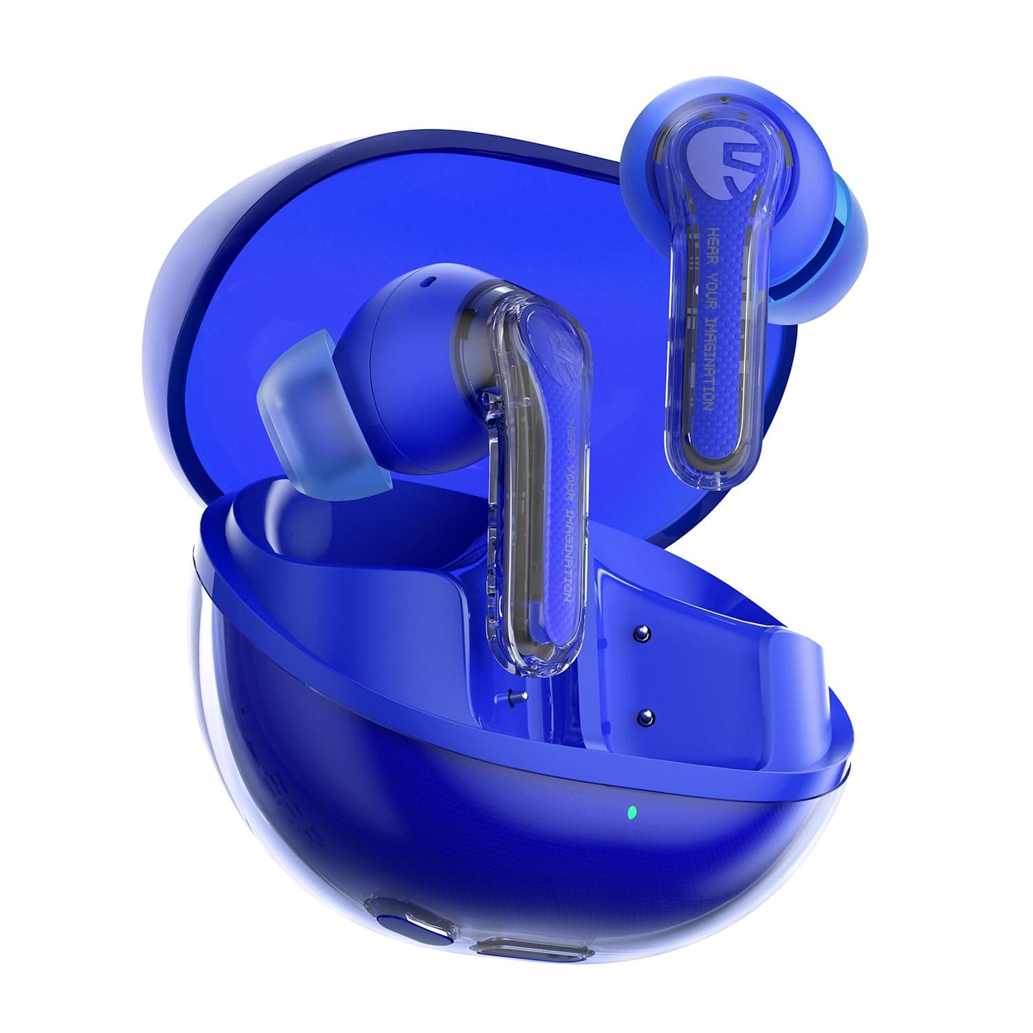 SoundPEATS Clear Wireless Earbuds, In-ear Earphones Bluetooth 5.3, 40 Hours Playback Time, 12mm Driver and Dual Microphone with ENC for Clear Calls, Game Mode, App Control