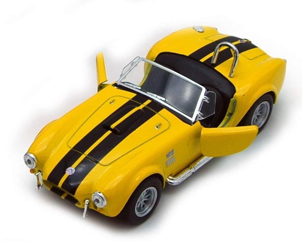 1965 Shelby Cobra 427 S/C Convertible, Yellow - 5322/4D - 1/32 Scale Diecast Model Toy Car