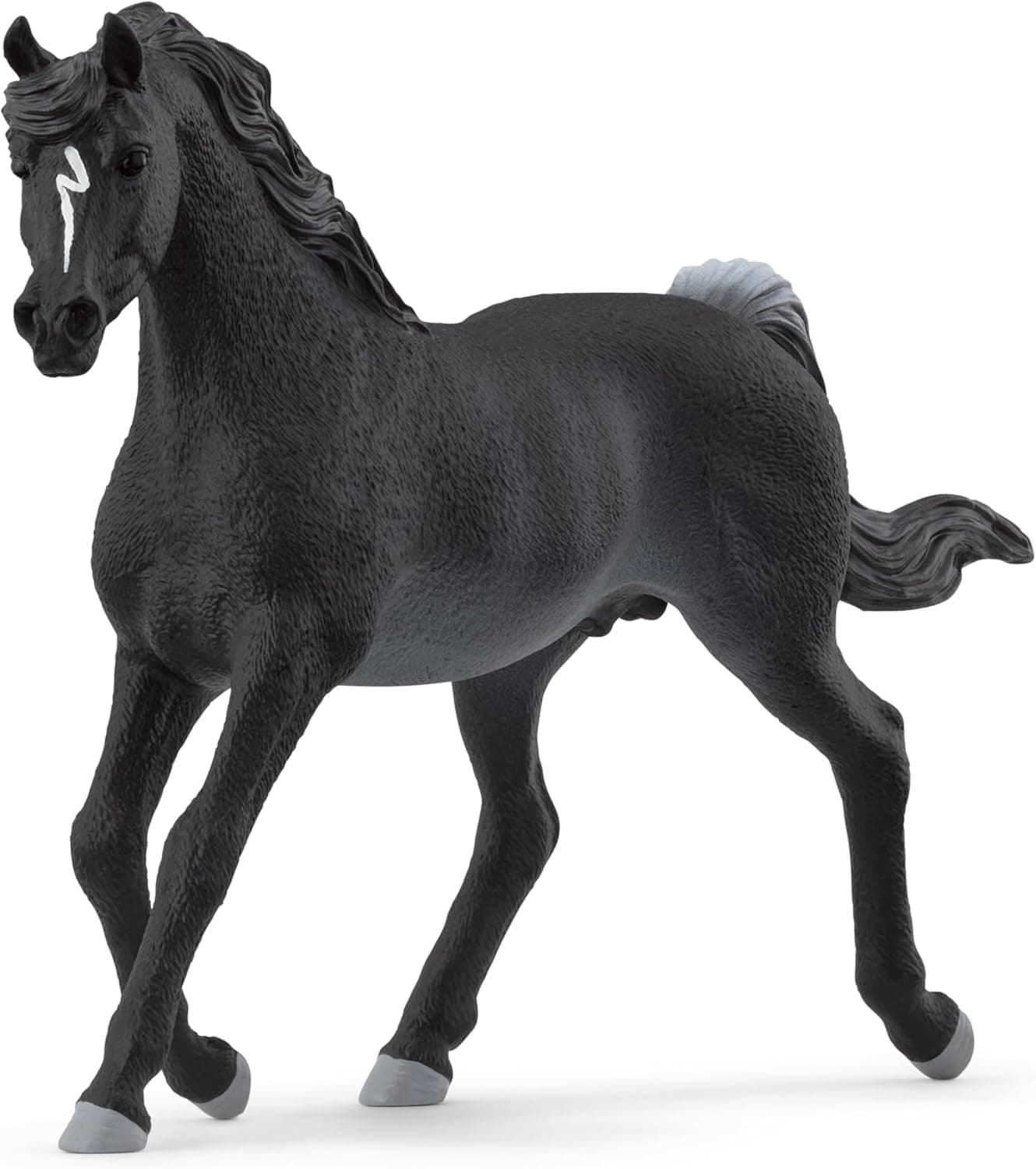 SCHLEICH Horse Club - Rabicano Arabian Stallion Figurine - Pony Figures for Girls and Boys - Toys for Kids Ages 5+