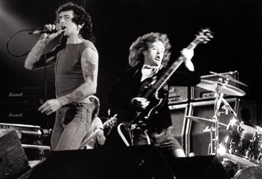 AC/DC Poster, Live in Concert, Rock Music Icons, ACDC, Art Print