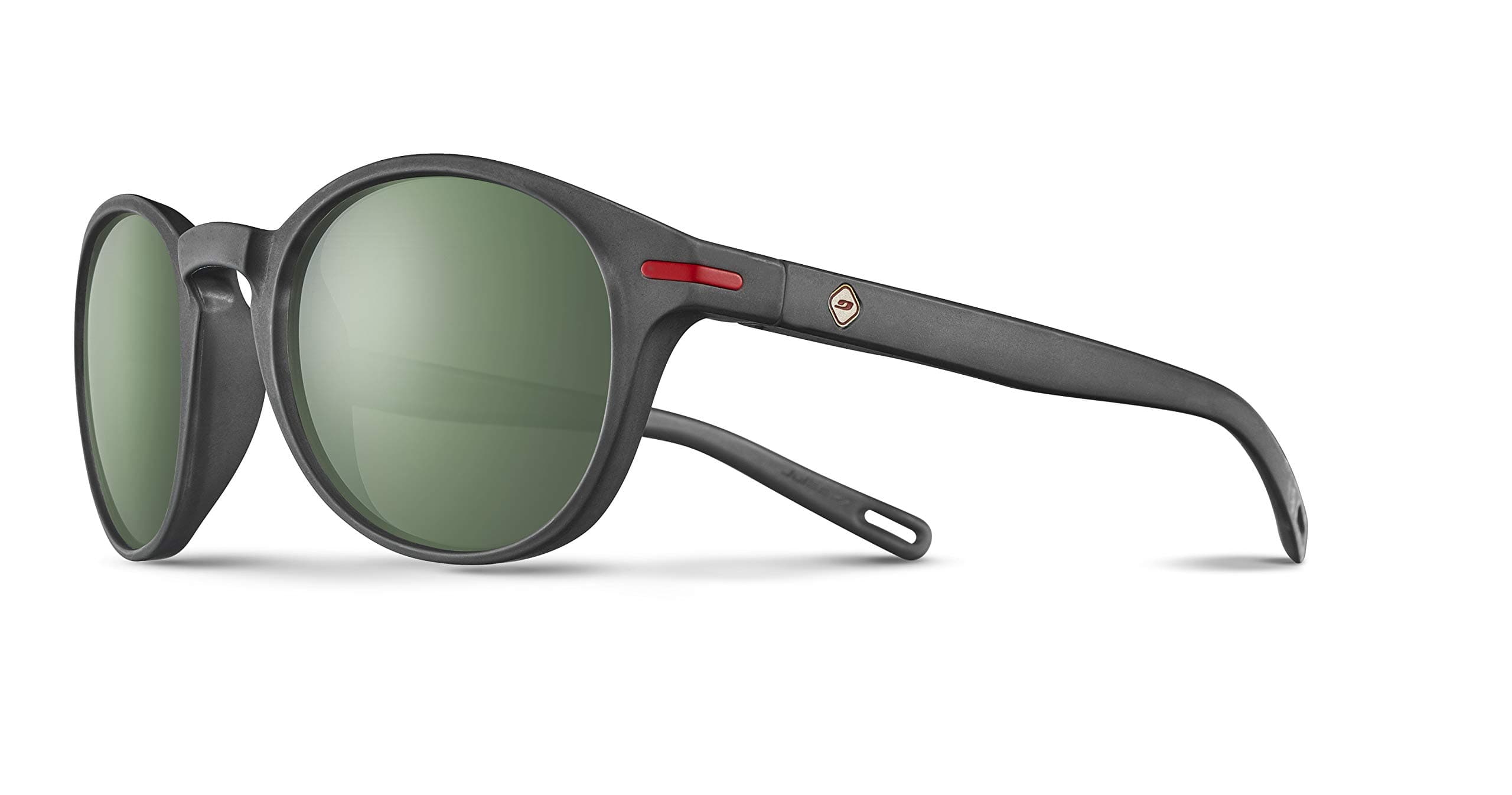 Julbo Noumea Sunglasses, Translucent Black Frame, Green Polarized Lens