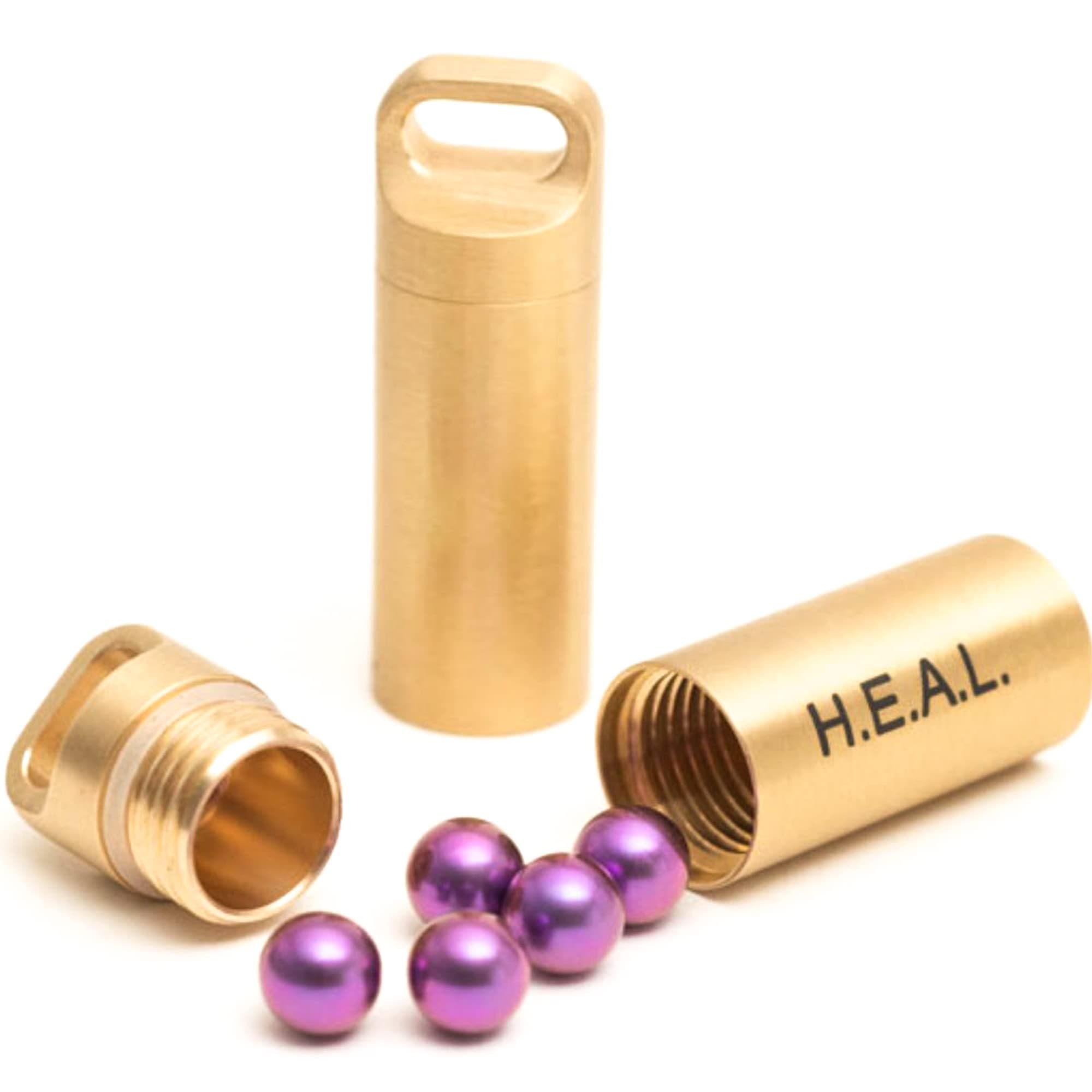 Leela Quantum H.E.A.L. Capsule, Versatile, for The Transmission of Quantum Energy and Frequencies, Made of fine Brass Material, Ideal for Home or Travel, for Men/Women BESA & IGEF Certified