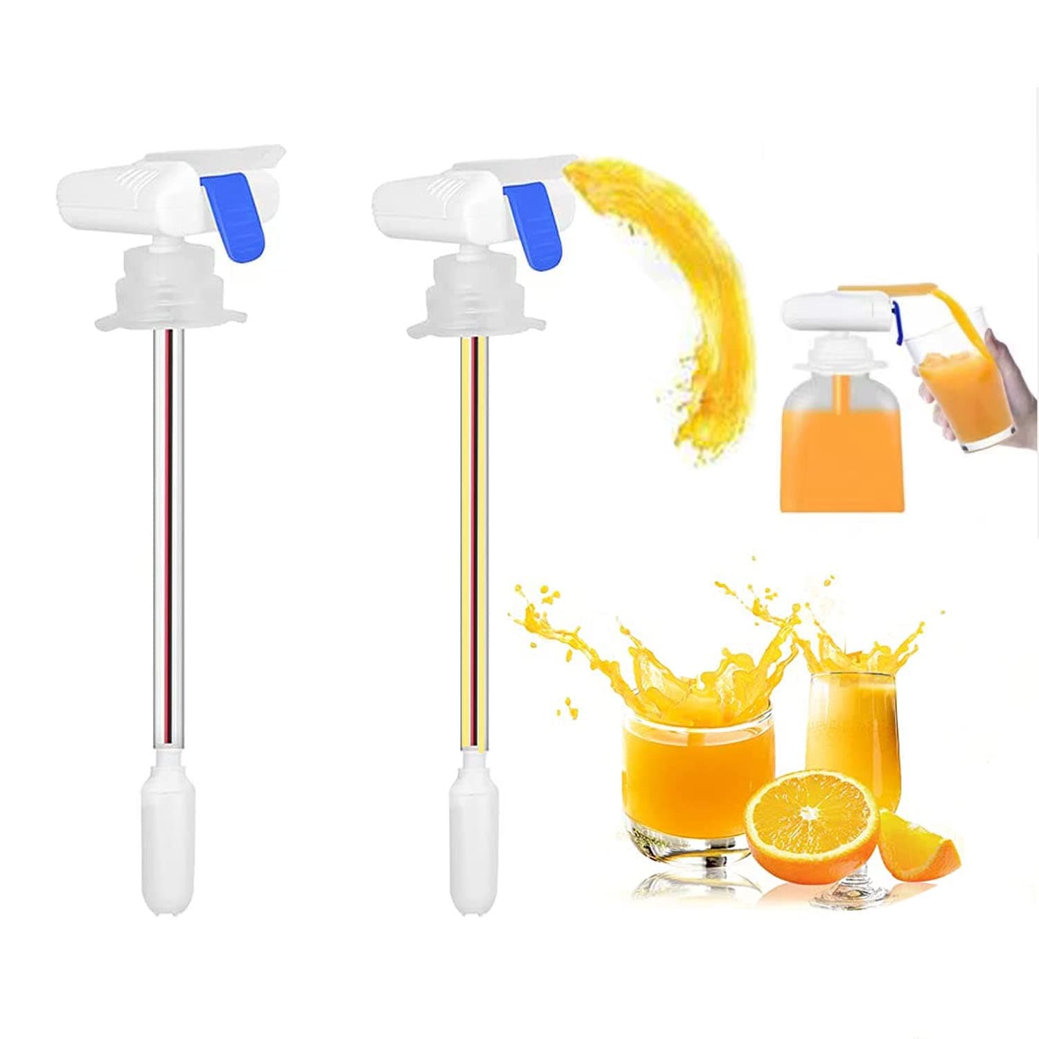 Electric Tap, Automatic Drink Dispenser - Portable, Suitable for Home and Outdoor Kitchens (2 Pack)