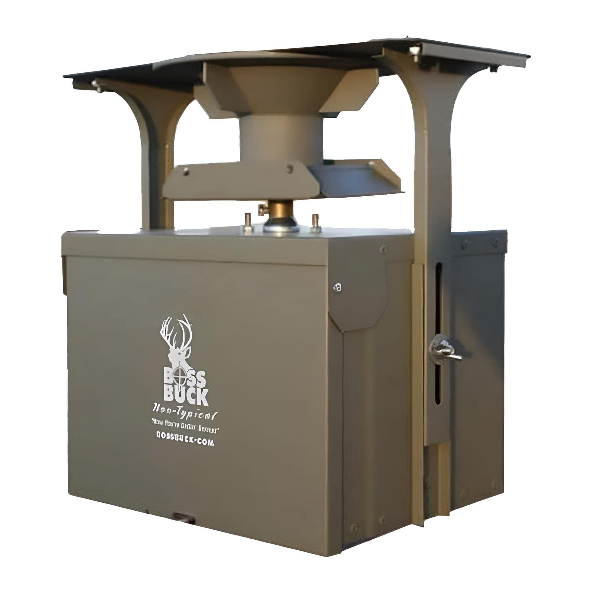 12V Auto Large Feed Kit | Hunting Versatile Automatic Durable Steel Control Box with Digital Timer & Motor for Deer Game Feeder