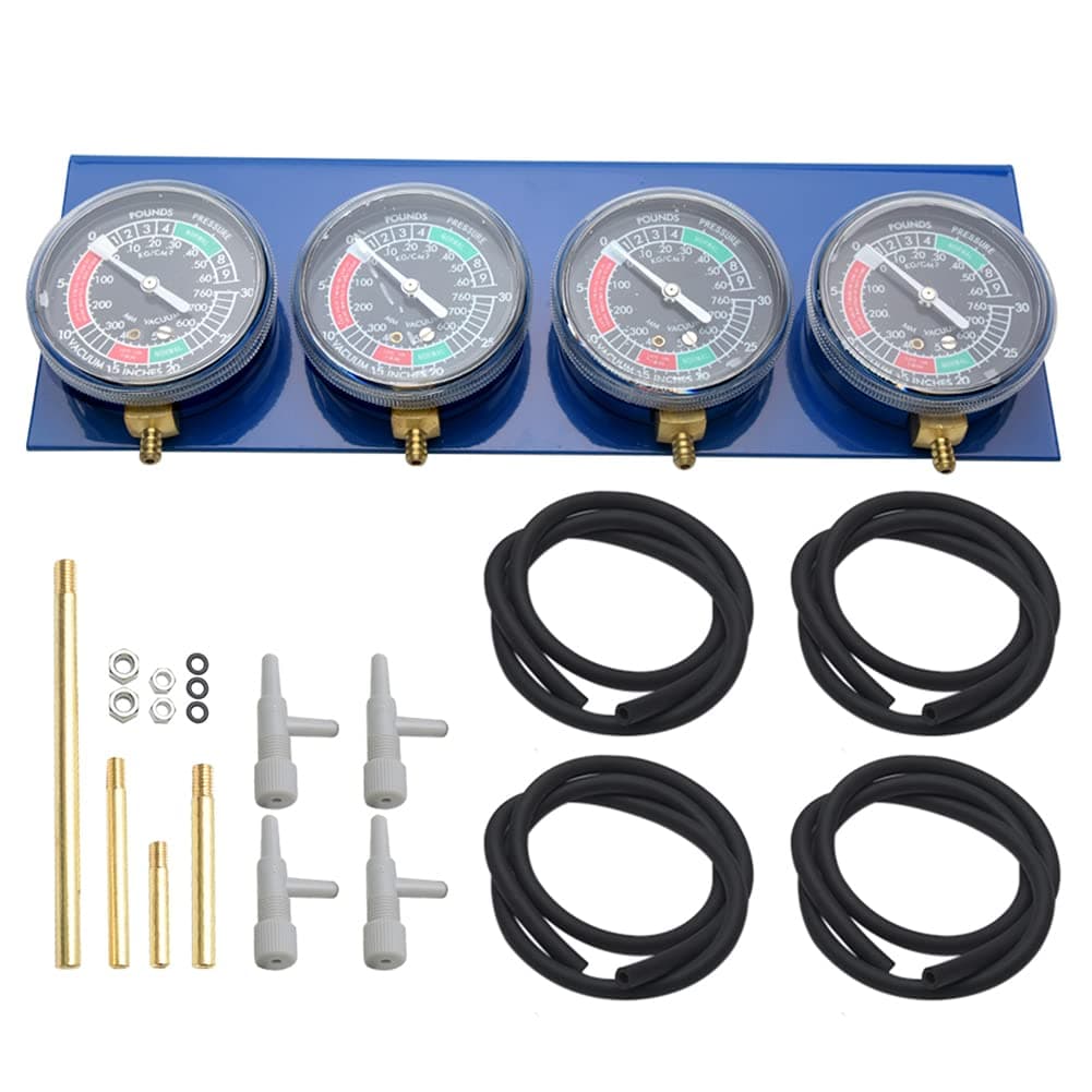 szlsl88 Motorcycle Vacuum Gauge,Motorcycle Carburetor Synchronizer Balancer,Motorcycle Testing Accessory