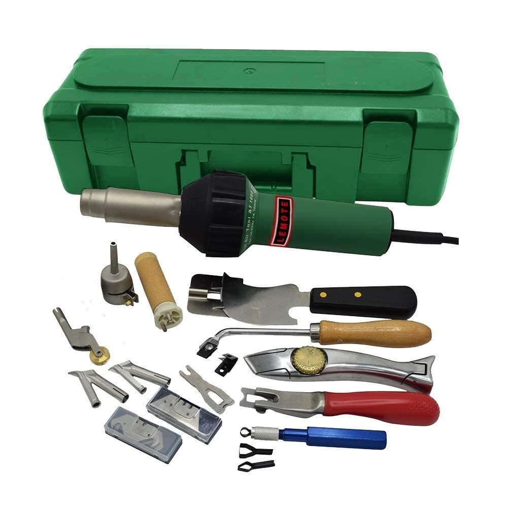 110V Hot Air Gun Welding Torch 1600W Heat Gun Plastic Welder Roofing Welder Kits