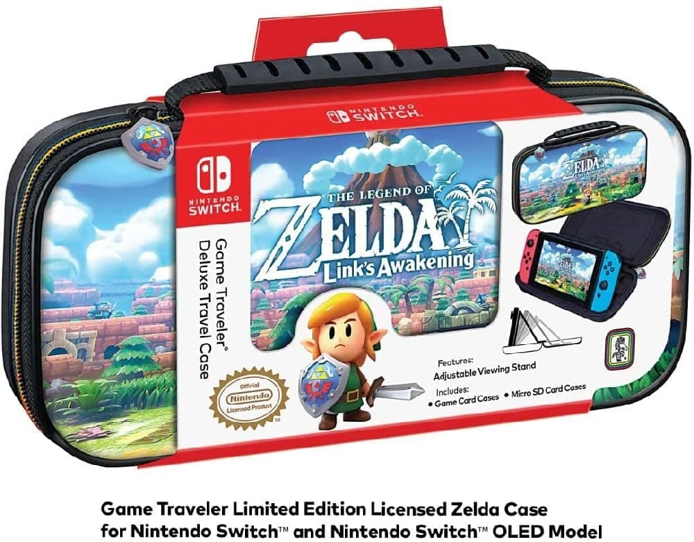Game Traveler The Legend of Zelda: Links Awaking Officially Licensed Case with Card Storage - Nintendo Switch