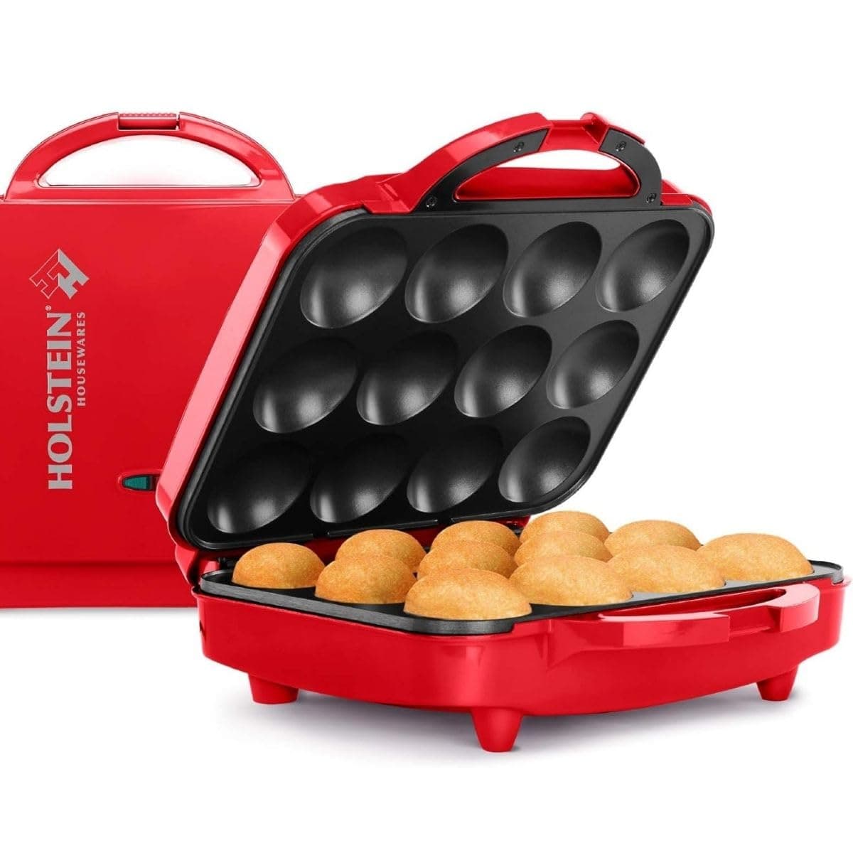 Holstein Housewares HU-09006R Cupcake Maker, Red
