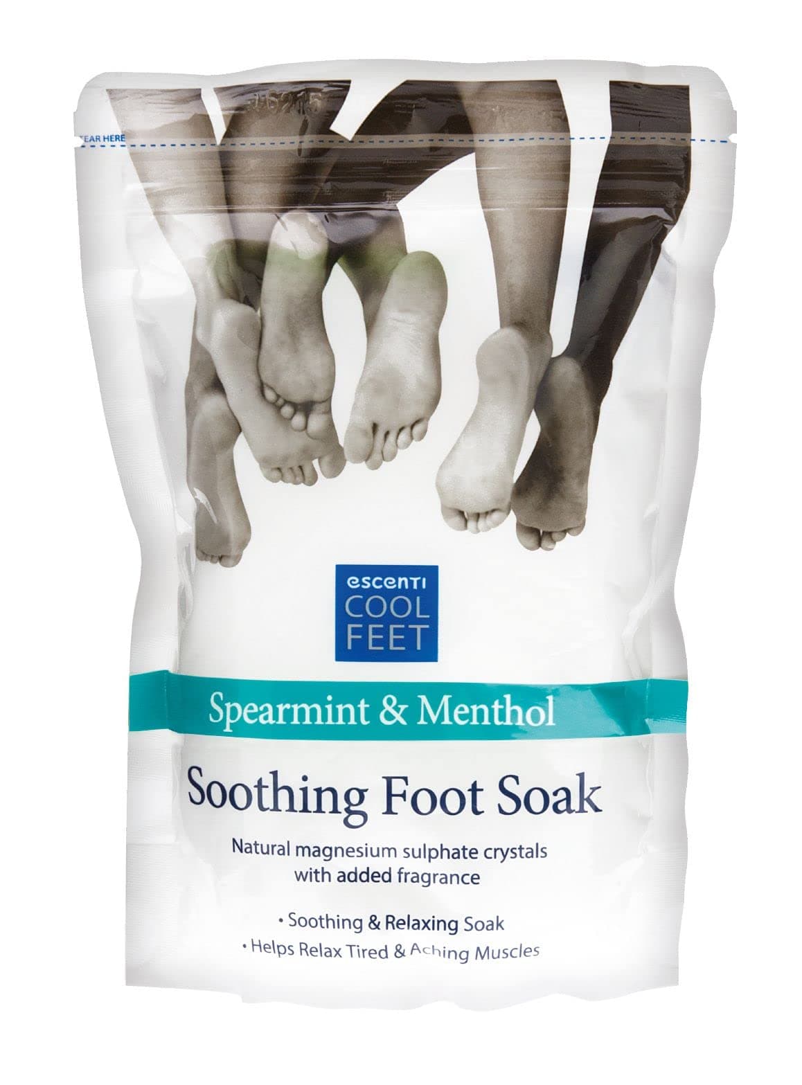 Escenti Cool Feet Soothing Spearmint & Menthol Essential Foot Soak