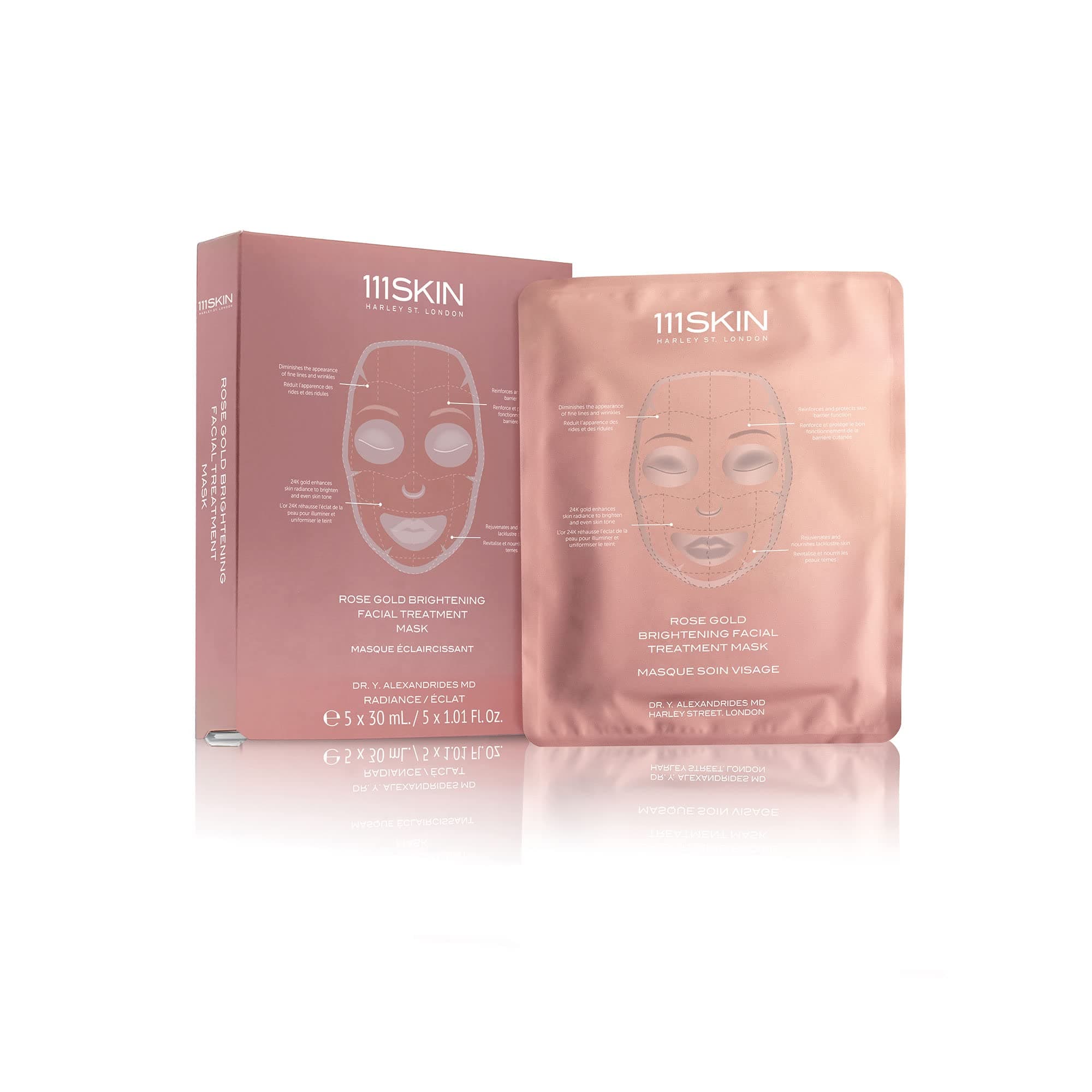 111 Skin Rose Gold Brightening Facial Treatment Mask