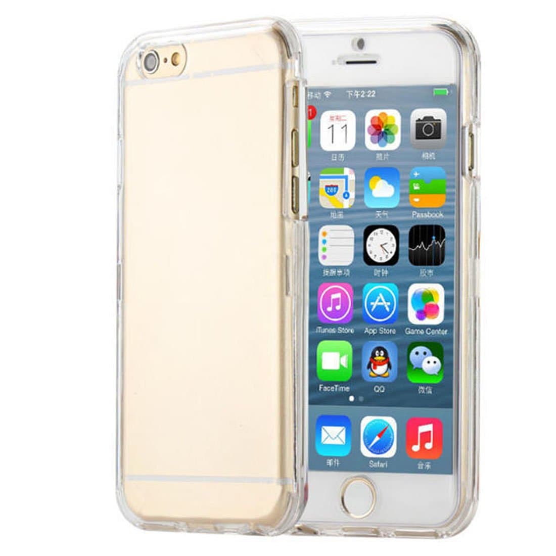 Coromose Crystal Clear Front Back Slim Case for Iphone 6 Plus 5.5 Inch