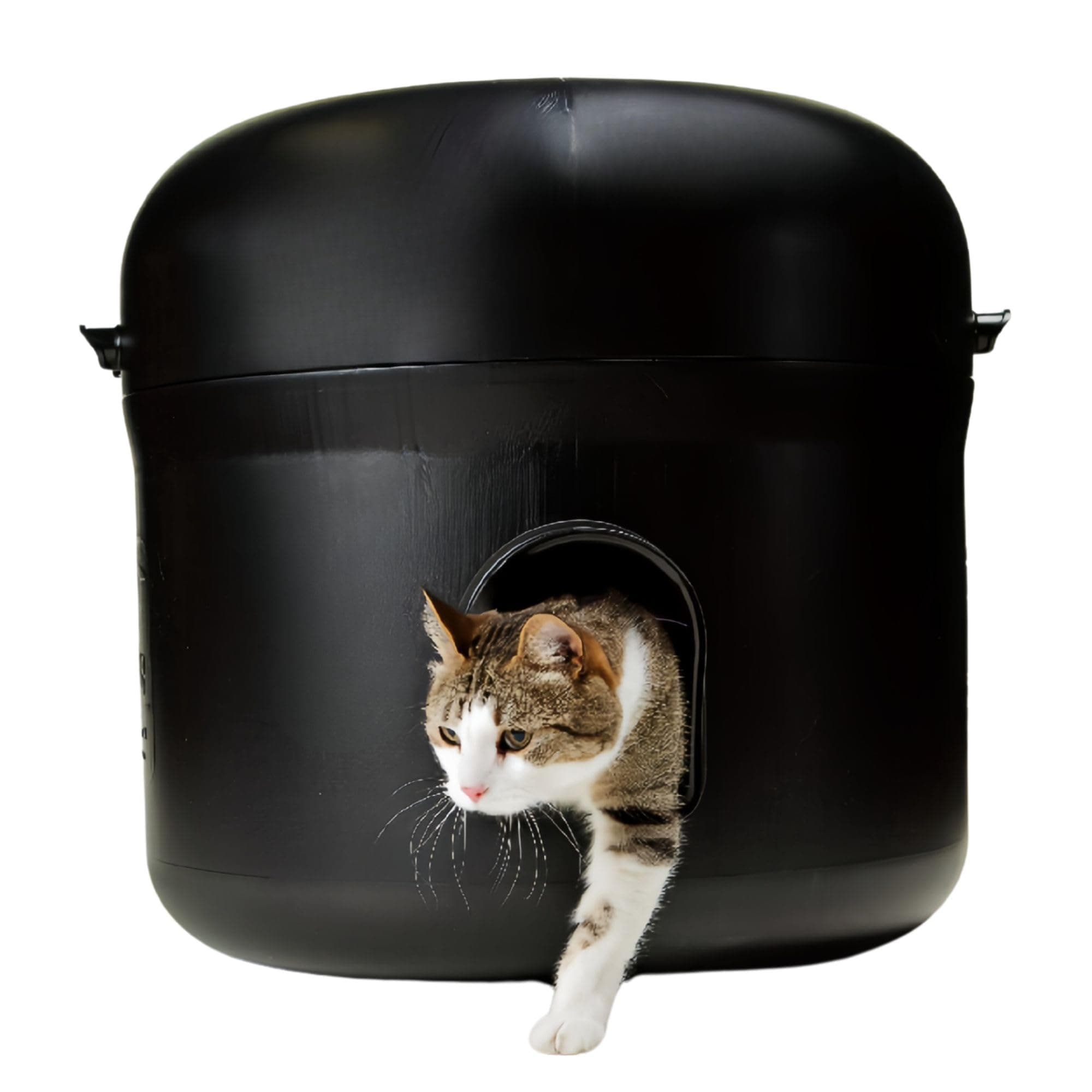 The Kitty Tube Outdoor Durable Insulated Cat House with Pillow