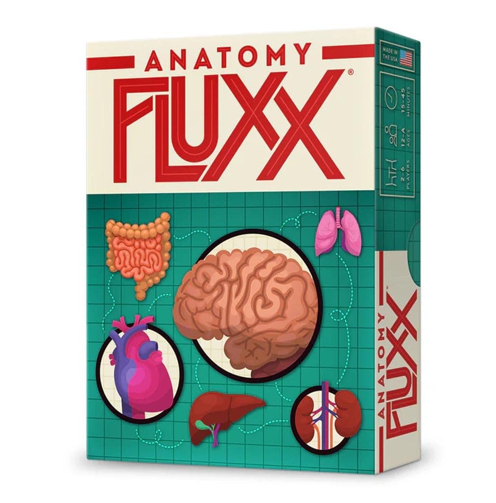 Anatomy Fluxx – 2-6 Players – Card Games For Family – 15-45 Mins Of Gameplay – Cards Games For Adults And Kids - Games For Family Game Night – Card Games For Kids & Adults Ages 12+ - English