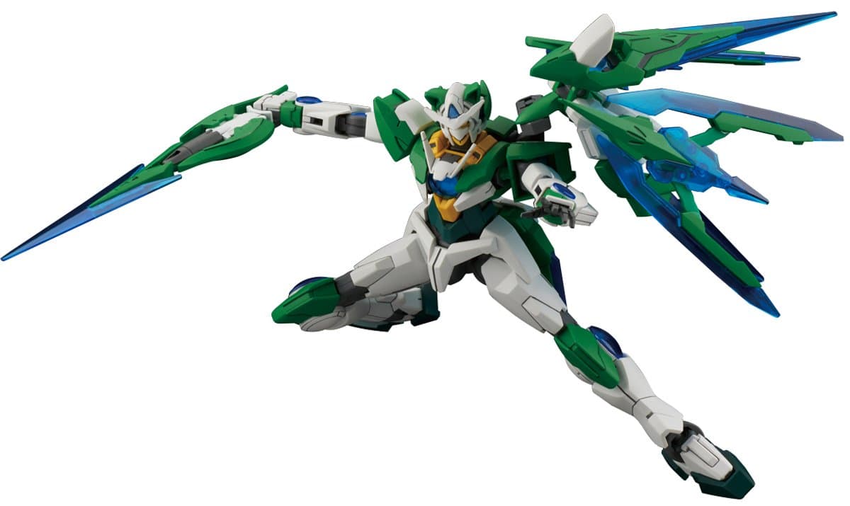 BANDAI SPIRITS Gundam Build Fighters Try 00 Shia Qan[T] (Quanta) High Grade 1:144 Scale Model Kit