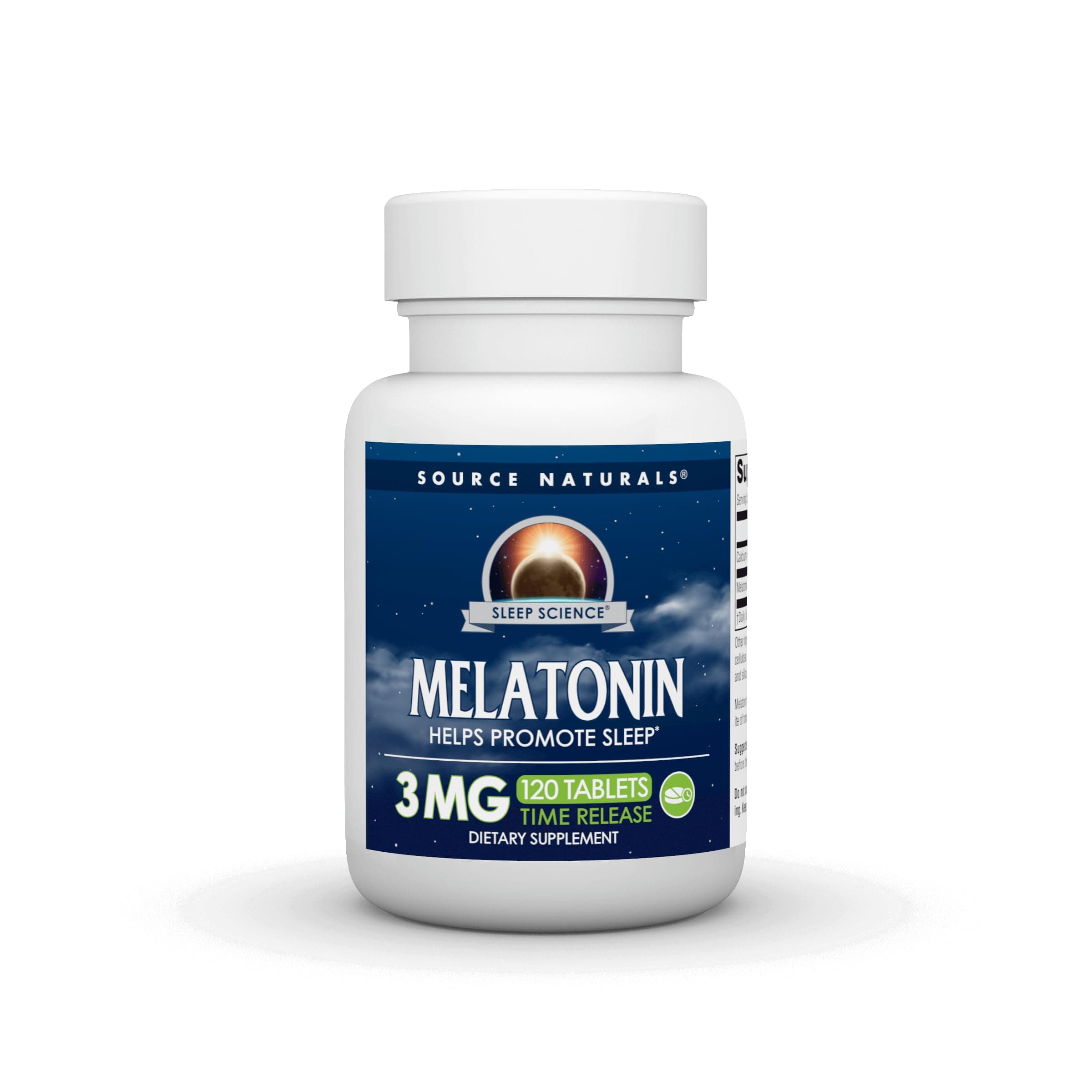 Source Naturals Melatonin 3 mg - 120 Time Release Tablets