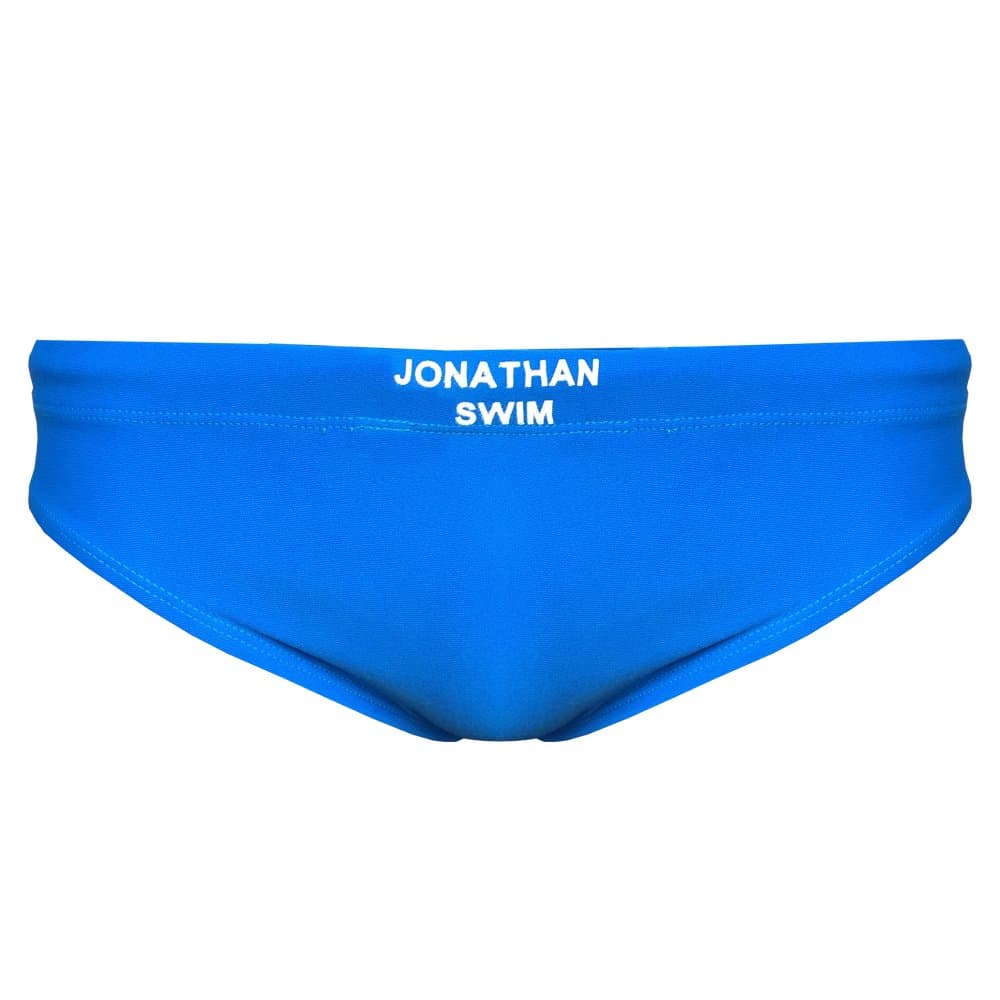 Jonathan SwimMens Swim Briefs 3-inch Athletic Solid Race Swimsuit with Drawstring Bikini Swimming Trunks