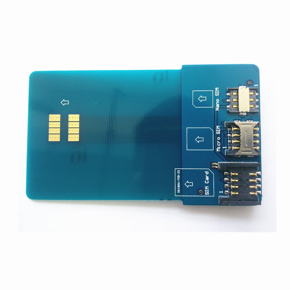 Multi 4 in 1 Smart Card Pinboard Adapter Converter For SIM / Micro SIM / Nano SIM Card/ ISO7816 Smart IC Card 1PCS by XCRFID