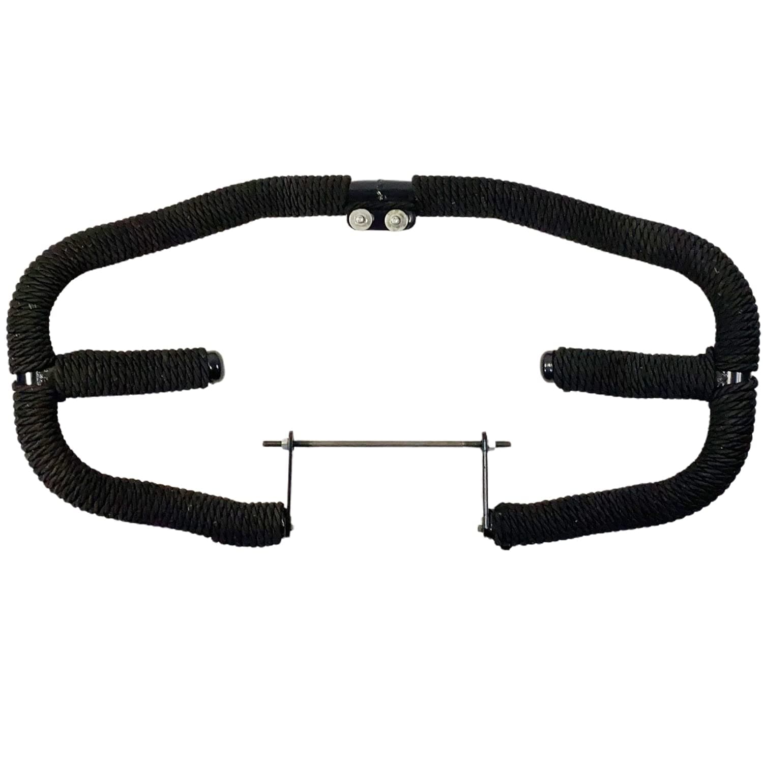 Bike Front Legguard 8 Bend Heavy Duty Strong Leg Guard Single Rod Diamond Black Rope Compatible with RE Meteor 350 and Reborn Classic 350