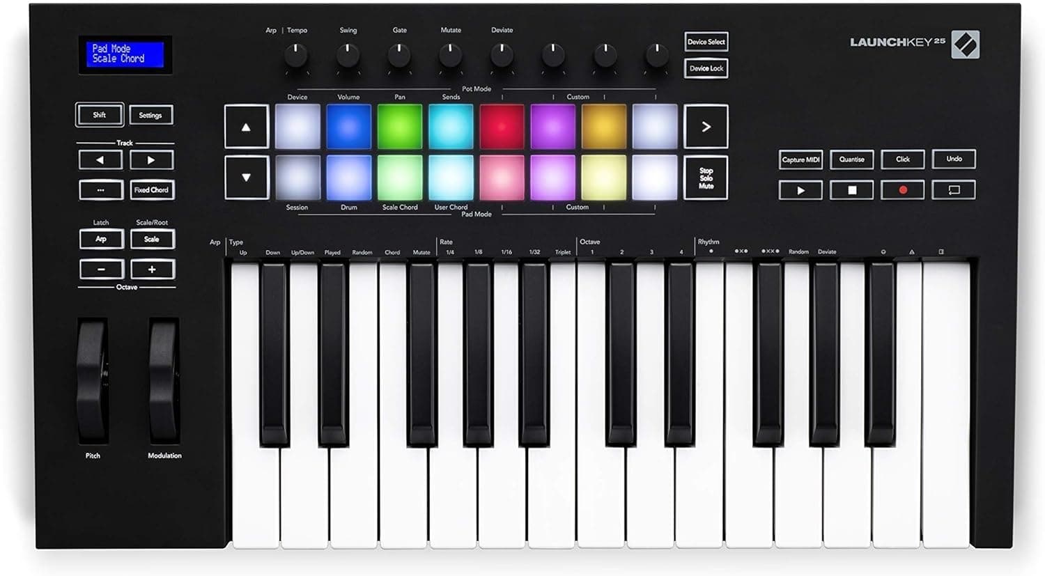 novation LAUNCHKEY 25 MK3 MIDI Keyboard Controller
