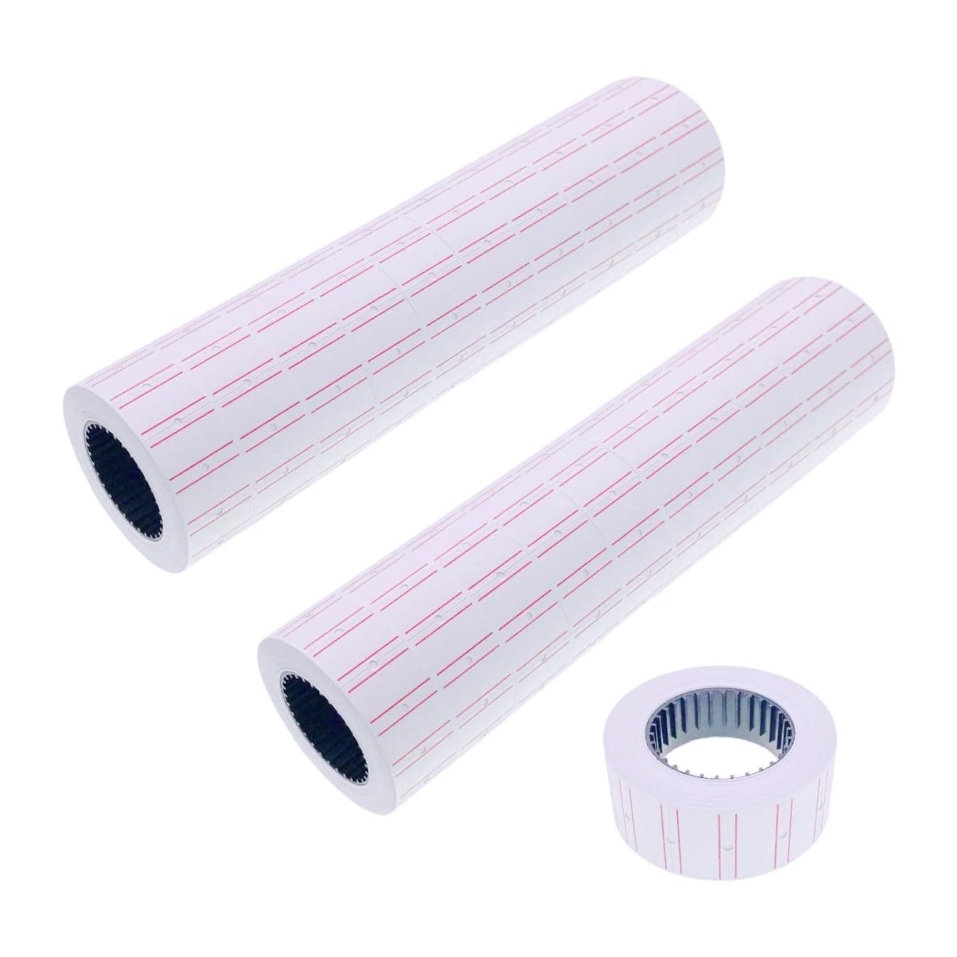 JZK 20 Rolls Total 10000 Pieces Labels, 21mm x 12mm Price Gun Sticker, Paper Pricing Labels, 500 Pieces per roll