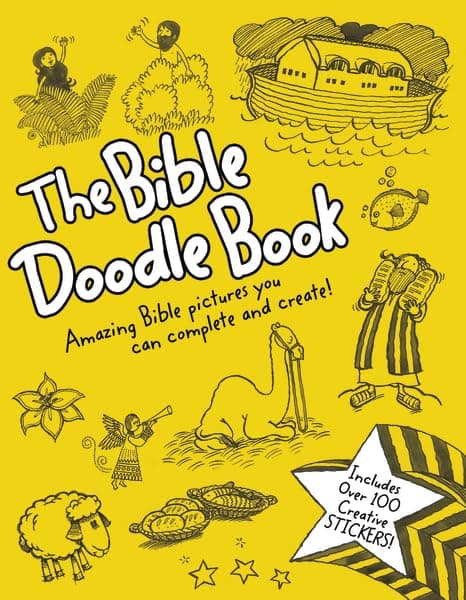 The Bible Doodle Book: Amazing Bible Pictures You Can Complete and Create! Paperback – Sticker Book, May 7, 2011
