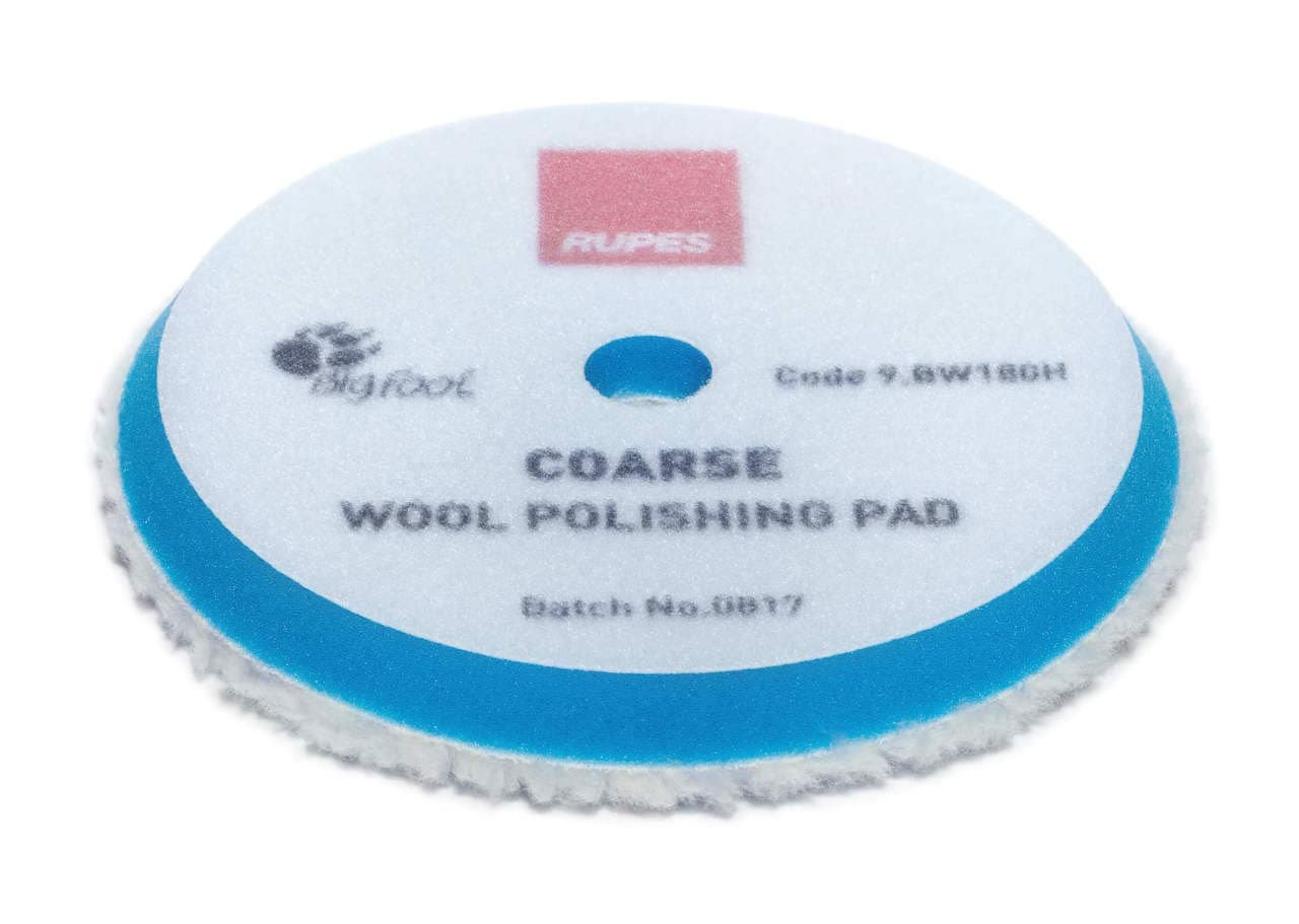 Blue Coarse Wool Pad 6.75 Inch 170mm