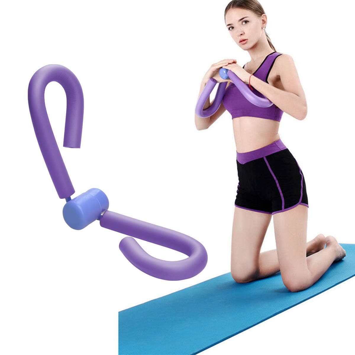 Thigh Muscle Workout Exerciser Thigh Toner Thigh Trimmer Butt/Leg/Arm/Chest Toner, Bodybuilding Fitness Weight Loss Slimming Home Gym Trainer Equipment