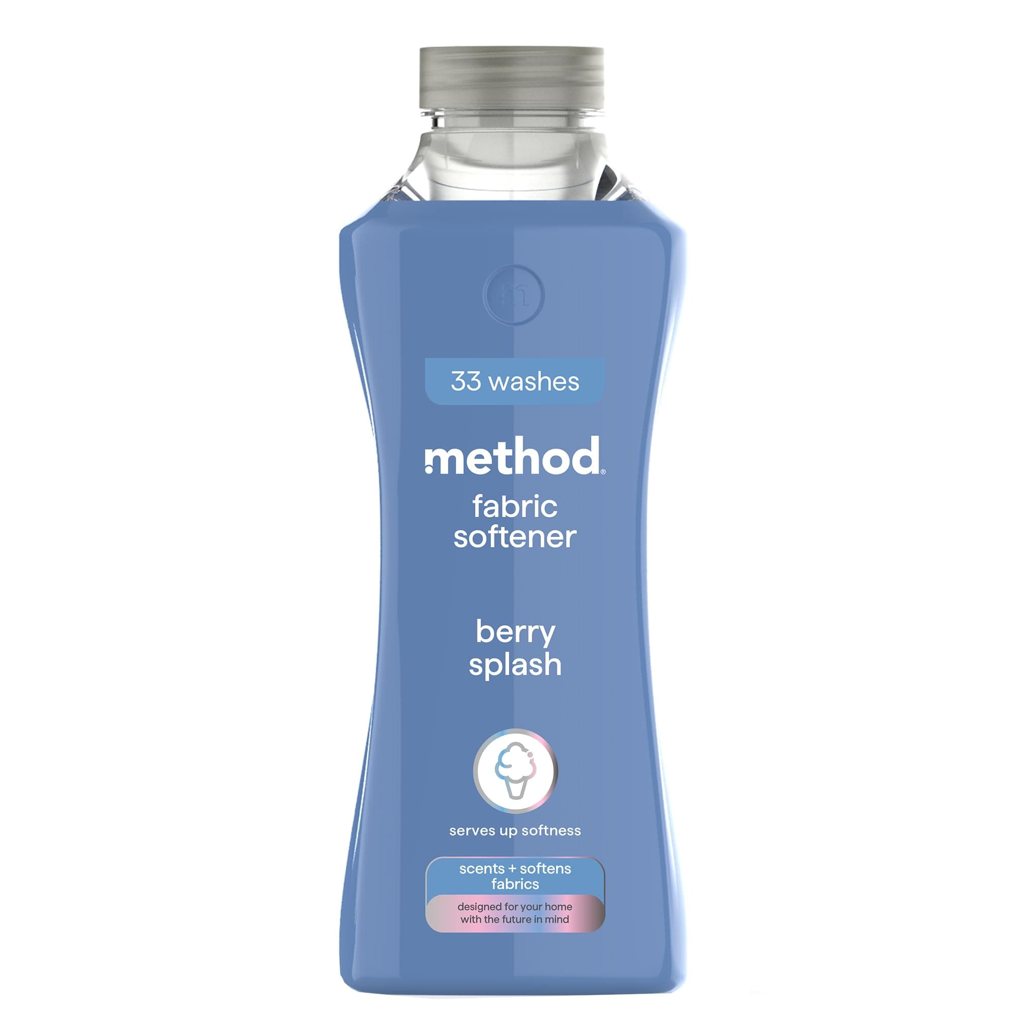 Fabric Softener, Fabric Conditioner to Soften Your Clothes, With Fresh Berry Scent, 1x 33 Washes 1x 990ml