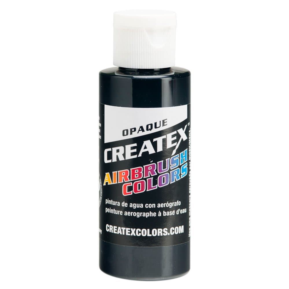 Createx AIRBRUSH Color,4OZ ,Opaque Black
