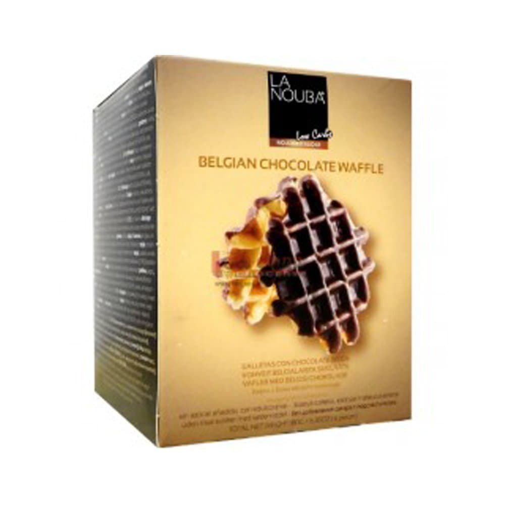 Belgian Chocolate Waffles - Low Carbs No Added Sugar Biscuits - La Nouba 180g