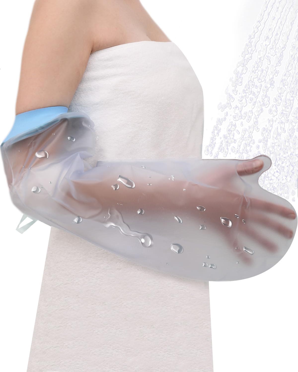 Waterproof Cast Cover Arm, Plaster Protective Cover for Shower，Cast Waterproof, Soft Comfortable Arm Cast Cover for Swimming, Reusable Cast Protectors