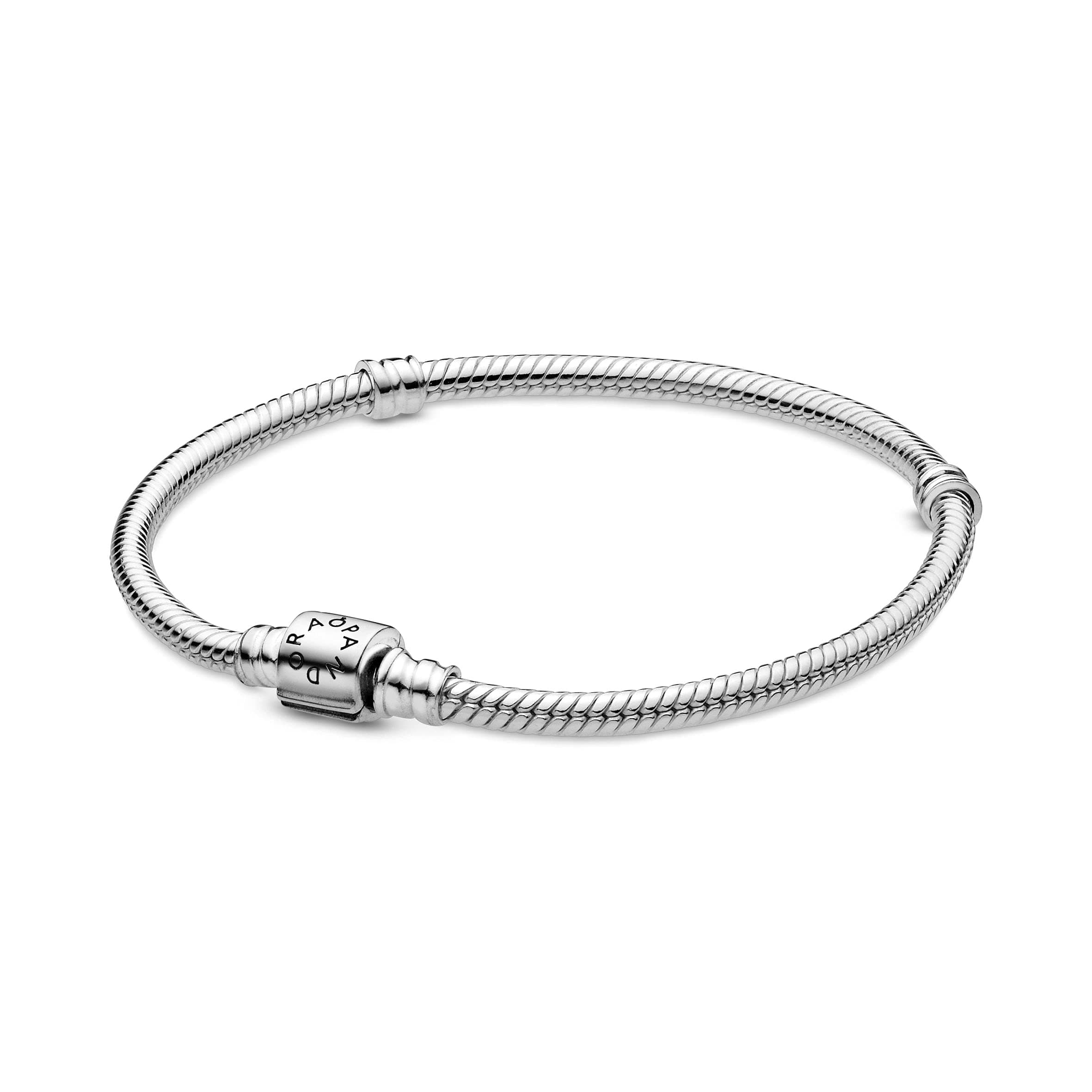 Moments Barrel Clasp Snake Chain Bracelet 598816C00-17