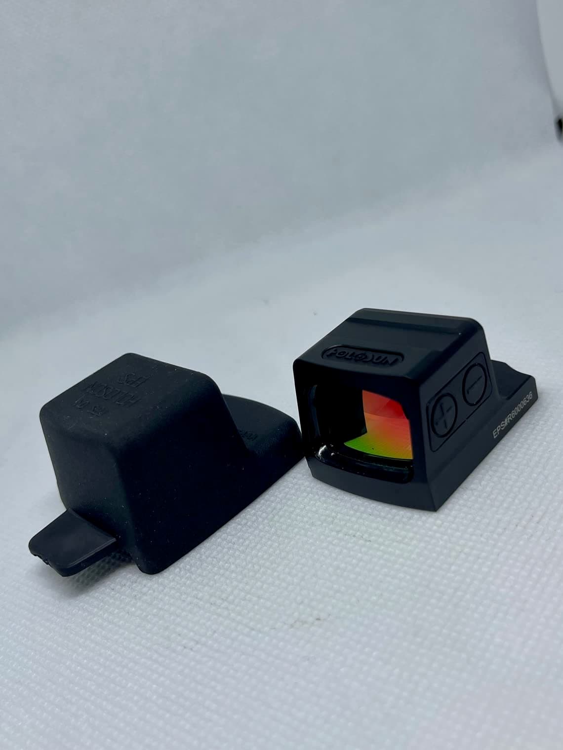 Dream Plastics Protective Cover compatitble with Holosun EPS, Black, Made in USA (2-Pack)