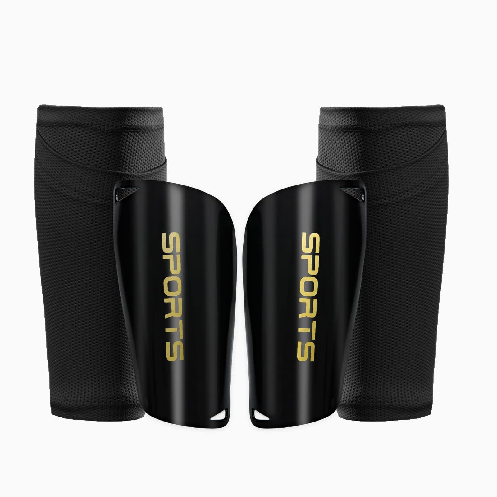 Kids Youth Soccer Shin Guards, Shin Pads and Shin Guard Sleeves for 3-15 Years Old Boys and Girls for Football Games, EVA Cushion Protection Reduce Shocks and Injuries